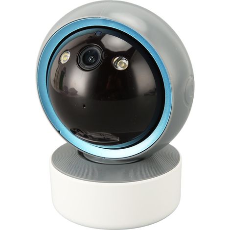 Caméra intérieure 2K avec vision nocturne, détection infrarouge, sans fil 2,4 GHz et audio bidirectionnel pour animaux et bébés (100-240 V). Idéale pour les animaux et les bébés. (1/5)