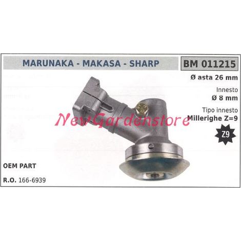 Par engranajes cónicos desbrozadora MARUNAKA pieza oem 011215