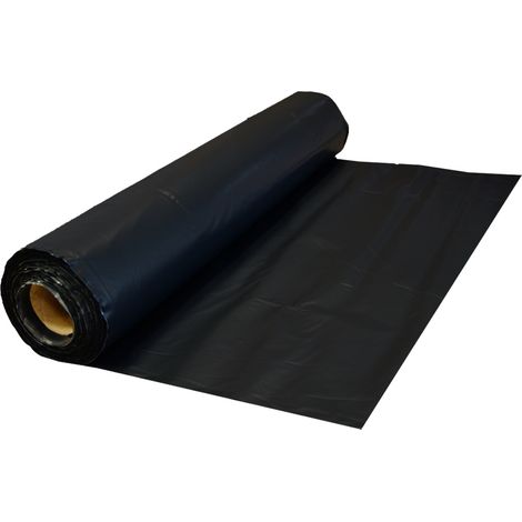 Hermes Baufolie 5 x 20 m schwarze Rolle TYP 200