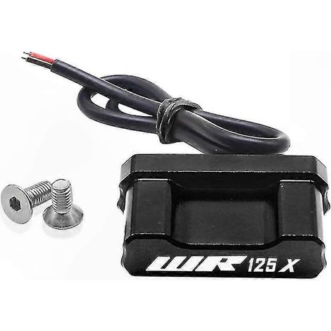 Universeller Kennzeichenhalter mit LED-Beleuchtung für Motorräder 2012-2016 (schwarze LED-Leuchten) (1/5)