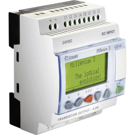[NEUWERTIG] B-Ware Crouzet Millenium 3 CD12 24 V/DC SPS-Steuerungsmodul Steuerungsmodul Modul H90mm (1/2)