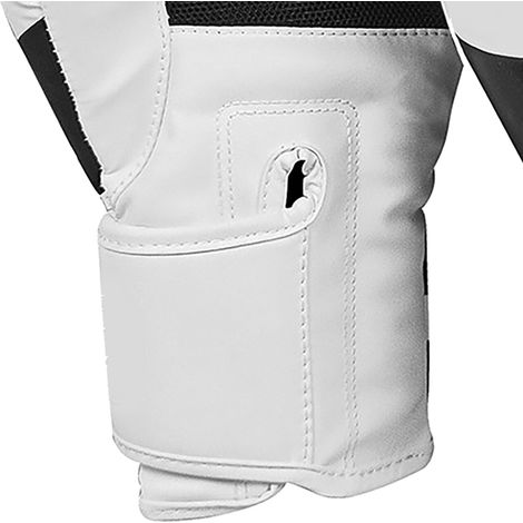 Gants d'entraînement de boxe, gants de sac de frappe, pour hommes, femmes, adultes, enfants (garçons et filles), blancs, 10 onces (1/5)
