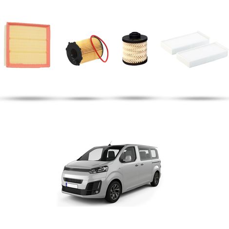 Kit tagliando 4 filtri compatibile con Citroen Spacetourer 1.6 BlueHDi 85kw dal 2016 (1/5)