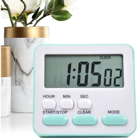 Minuterie de Cuisine Horloge Bureau Compte à Rebours (1/5)