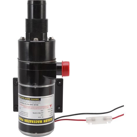 Pompe eaux usées anti-colmatage – macerator – 12V – WC / RV / yacht / cuisine