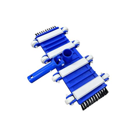 Tête d’aspiration renforcée 14 pouces pour piscine – Brosse latérale intégrée, nettoyage manuel efficace, entretien complet du bassin (1/5)