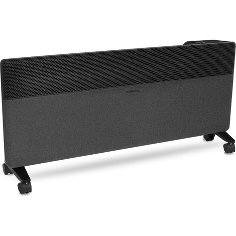 VONROC - Elektroheizung 2500W – Textilpaneel – Inverter-Technologie – WiFi – bis 30 m² – Schwarz (1/5)