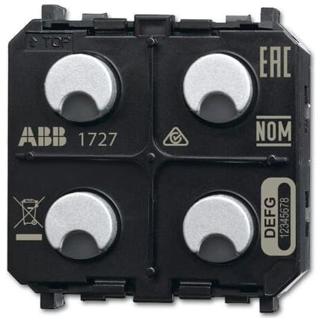 Capteur f@h Zénit 4 touches LED Wireless 2CKA006200A0107 ABB BJE521596