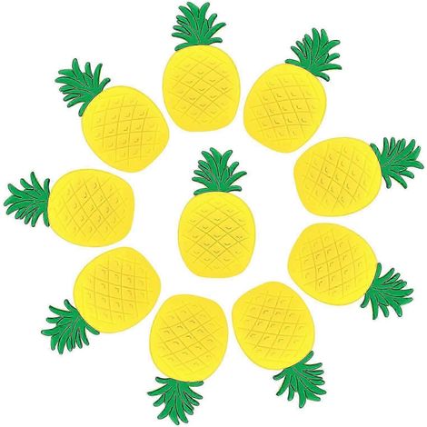 10 aimants pour réfrigérateur en forme d'ananas, aimants décoratifs pour réfrigérateur, style tableau blanc (1/2)