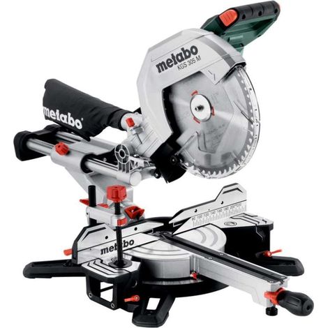 Sierra ingletadora radial profesional 2000W METABO 305mm KGS 305 M - 613305000 (1/5)