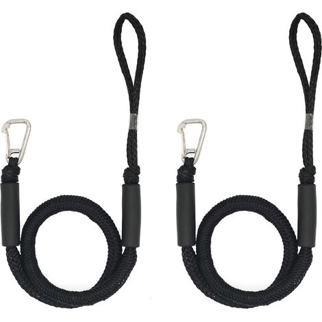 Cordes d'amarrage élastiques pour bateaux, cordes d'amarrage marines, canoës, kayaks à moteur, lignes d'ancre, amarres, accessoires pour kayaks