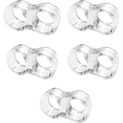 Butoir de porte en gel de silice transparent, protection des poignées de porte et des murs, amortisseur de meubles (1/5)