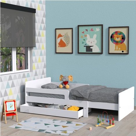 Aufbewahrungsschublade ZOE / Weiß/ 130x60x15 cm