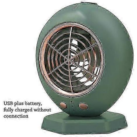 Ventilateur électrique rechargeable USB avec brumisateur, mini ventilateur multifonction portable pour la maison, silencieux, petit ventilateur de voiture et de sport en extérieur (1/5)