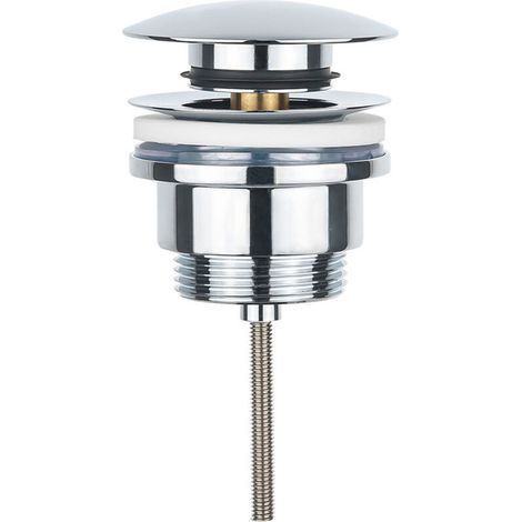Bouchon d'évier universel argenté, bouchon anti-fuite pour lavabo, bonde de salle de bain anti-odeur en acier inoxydable (1/3)
