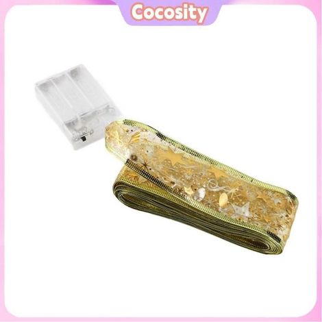 Cocosity Ruban de Noël avec LED Ruban de noël à 50 LED, 5M, avec guirlandes lumineuses LED, ornements d'arbre luminaire suspendre (1/5)