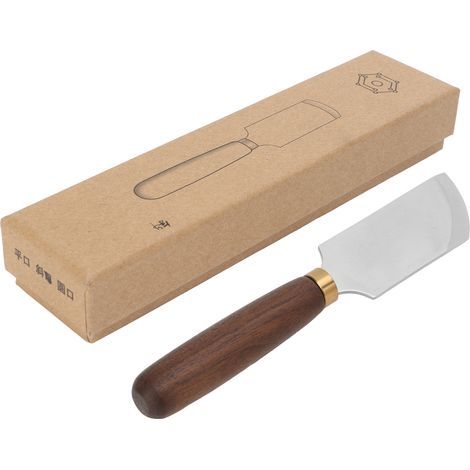 Lederhobelmesser mit Holzgriff für Bastelarbeiten und Lederverarbeitung (1/5)