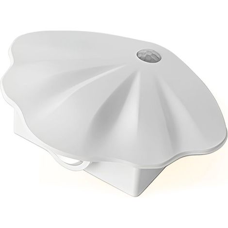 Veilleuse à capteur rechargeable, veilleuse à piles, lampe de placard LED blanc chaud réglable avec capteur, adaptée aux chambres (blanc) (1/5)