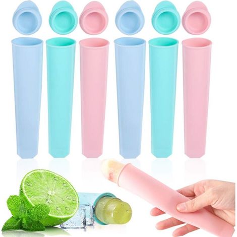 BPA-freie Eisform, Silikon-Eisform, Wassereisform, wiederverwendbare DIY-Eisform für Eis am Stiel und Sorbets, Magnumform für DIY-Sorbet und Joghurt (1/4)