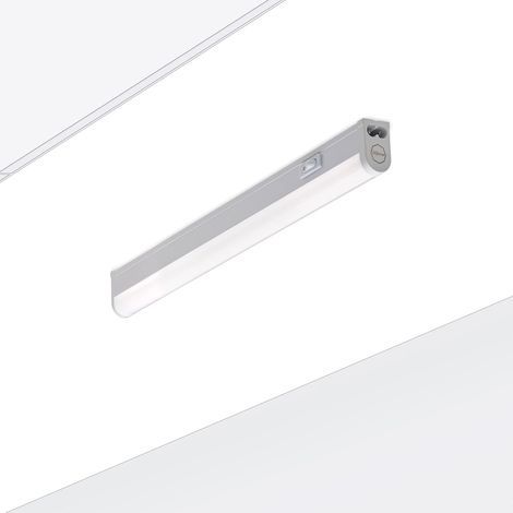 Oktaplex 4W LED Strip Light with Switch, RIGA Warm White 3000K, 28cm, LED Lighting for Kitchen, Under Cabinet, Workshop, Garage, Cellar, Attic (1/5)