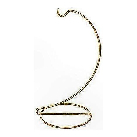 Eleganter Ständer aus Schmiedeeisen für Glas- und Tillandsien-Hängedekorationen, dekorativer Kugelständer, robuste Konstruktion, ideal für Luftpflanzen und Weihnachtsschmuck, stabiler Standfuß, mattsc (1/5)