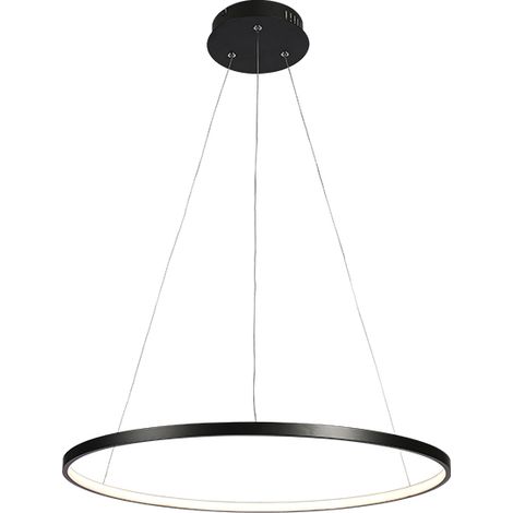 selma pendente 26w led 3cct 840lm d.60cm nero (1/2)