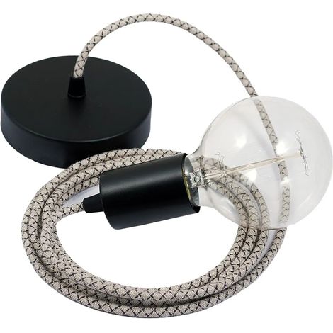 Suspension creative cables rd64 lozenge porcelaine 53W (1/3)