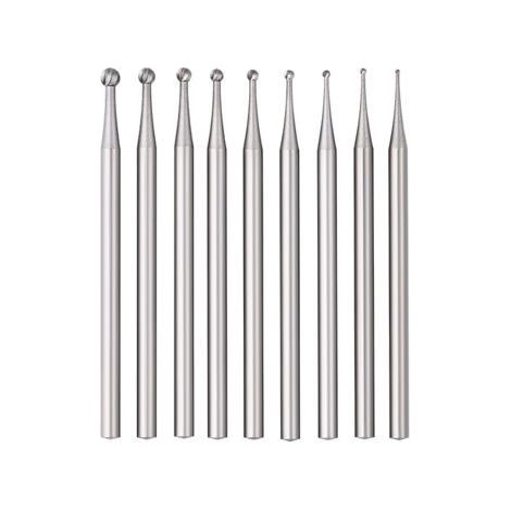 9pcs Carbide Burr Set Wood Carving Rotary Tools Engraving (1/5)