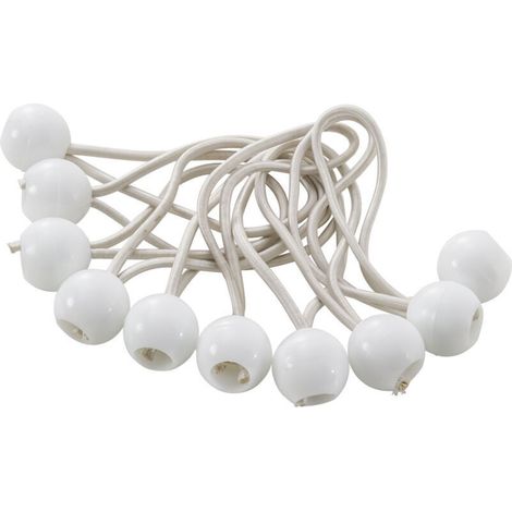 Attache rapide pour bâche lot de 10 blanc (1/5)