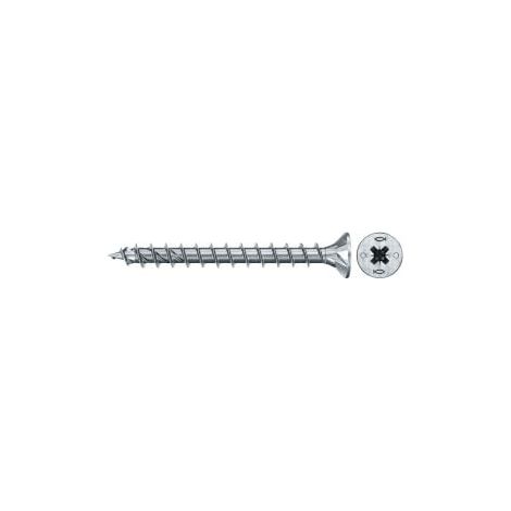 fischer Spanplattenschraube PowerFast FPF II CZF 5,0 x 60 BC 30 Senkkopf Kreuzschlitz PZ Vollgew. - 576718 (1/3)