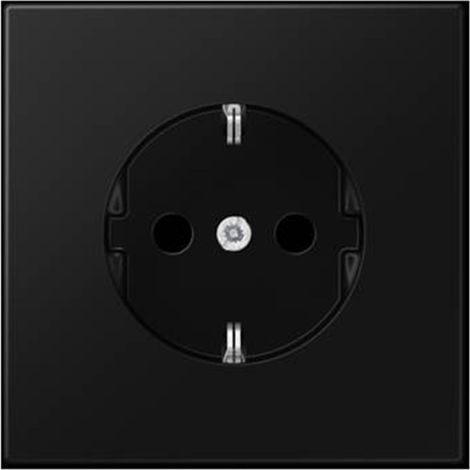 Prise allemande 16A 250V noir mat JUNG LS1521KISWM