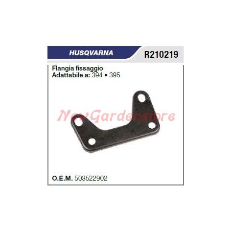 Flangia fissaggio Marmitta silenziatore HUSQVARNA motosega 394 395 R210219