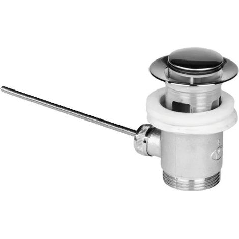 PILETTA OTTONE CON SALTELLO AUTOMATICO IN OTTONE CROMATO 1   Idroweb