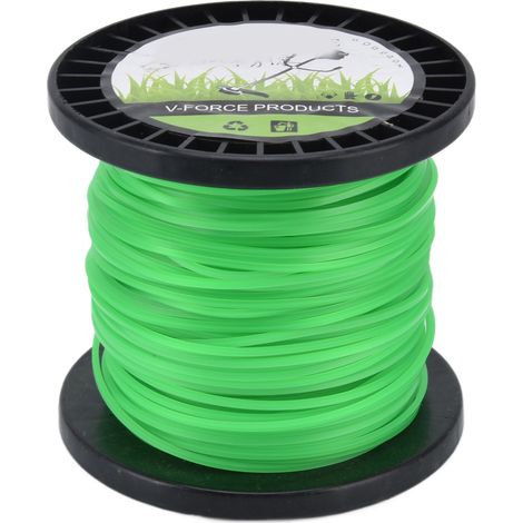 String Trimmer Line String Trimmer Line 2.0mm Trimmer Line for String Trimmer Weed Trimmer Green 100m / 328.1ft (1/2)