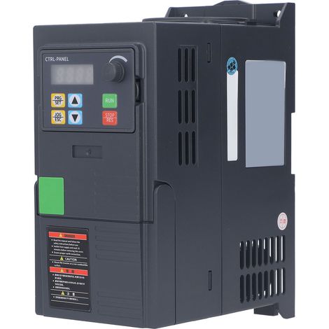 Convertisseur de fréquence à fréquence variable, monophasé 220-240 V en entrée, triphasé 0-240 V en sortie, onduleur vectoriel avec RS485 (1/5)