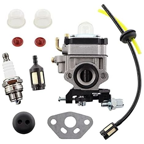 VURAHOME - Carburateur avec bougie dallumage, tuyau à essence, filtre à essence pour Atika HB 60 - HB 60N Taille-haie à essence (1/5)