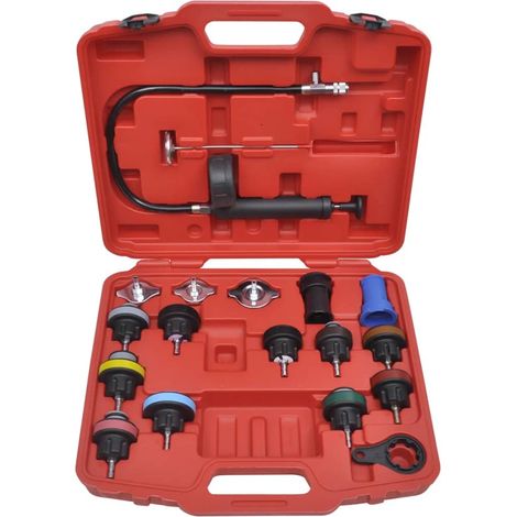 Kit de testeur de pression du radiateur 18 pcs CFW748304 (1/5)