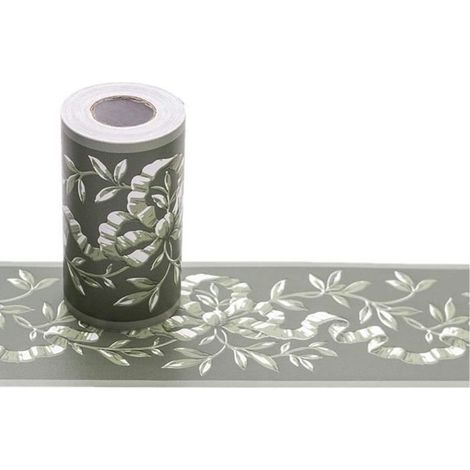 Frise Murale Adhesive - Non spécifié - Floral - 10 cm de large - 10 m de long - Intérieur (1/4)