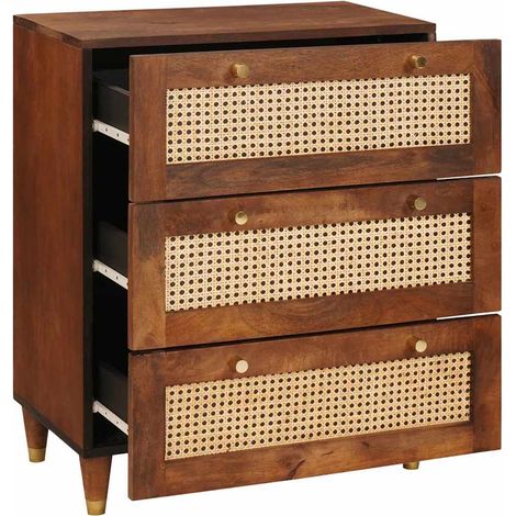 Maison Exclusive - Buffet Marron 60 x 33 x 75 cm Bois de mangue massif (1/5)