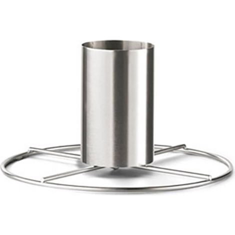 Portapollo alla griglia con contenitore aromi, acciaio inox