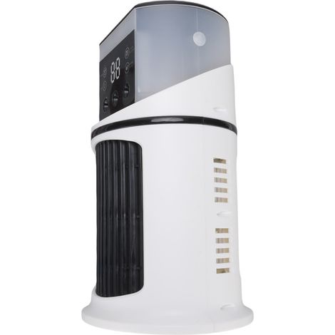 Ventilateur humidificateur et rafraîchisseur d'air portable USB pour bureau, refroidi à l'eau, usage en extérieur (chambre, bureau). (1/5)