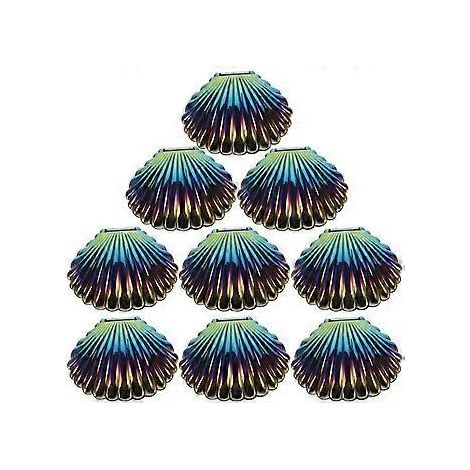 10 Stück Muschel-Bonbonboxen, Muschel-Gastgeschenkboxen, Aufbewahrungsboxen für Schmuck und Geschenke (wie abgebildet)