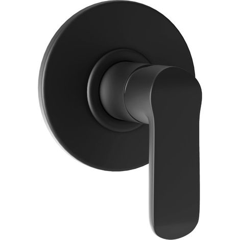 Miscelatore doccia da parete puma ad incasso ottone colore nero opaco bagno confezione 1 (1/3)