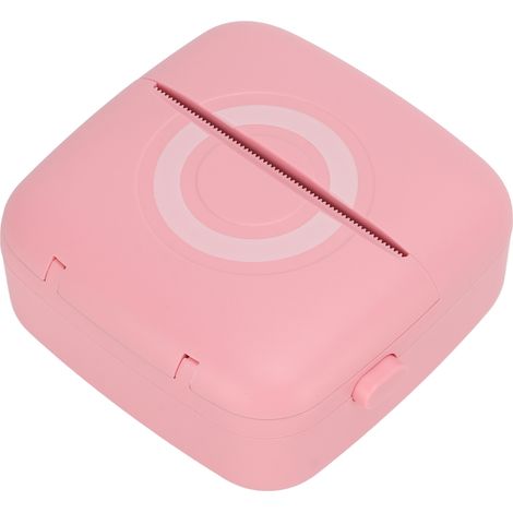 Mini imprimante d'autocollants thermique portable Bluetooth 200 DPI, rechargeable par USB, compacte, intelligente et dotée d'une correction d'erreurs, rose