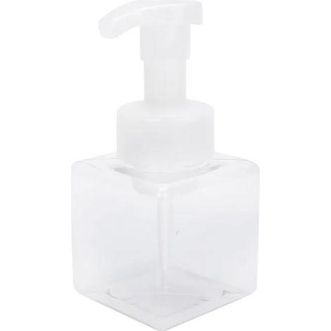 Distributeur de savon moussant de 250 ml, flacon à pompe rechargeable pour salle de bain, savon liquide, shampoing, gel douche (1/5)