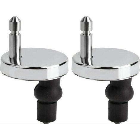 Fixation universelle pour abattant de WC – Lot de 2 pièces, compatible avec sièges standard à fermeture amortie, installation rapide (1/5)