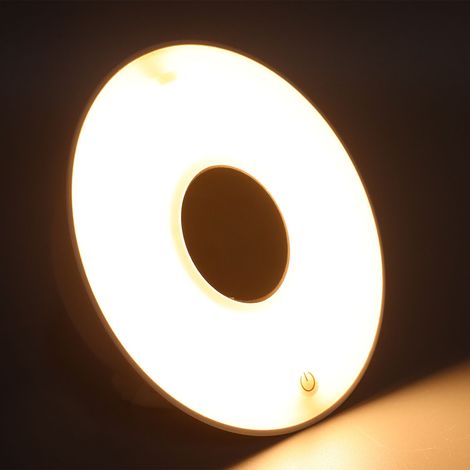 Lampe de table décorative et créative pour bar, lampe de table USB pour bar d'hôtel ou de restaurant, lampe de table pour bouteille de vin, lampe de table d'ambiance LED à chargement sans fil, blanche (1/5)