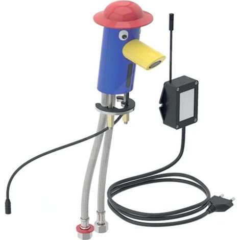 Geberit Bambini - Mitigeur lavabo électronique, enfant, alimentation secteur, multicolore 577660000 (1/4)