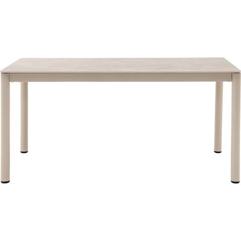 Asta table de jardin 90x160cm sable. (1/4)