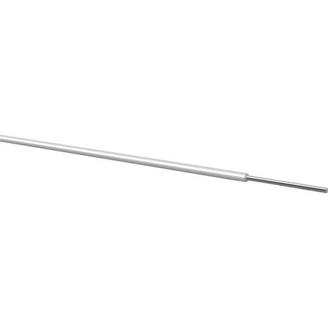 Kabeltronik 070104001 Kupferdraht Yv 1 x 0.13 mm² Weiß 100 m